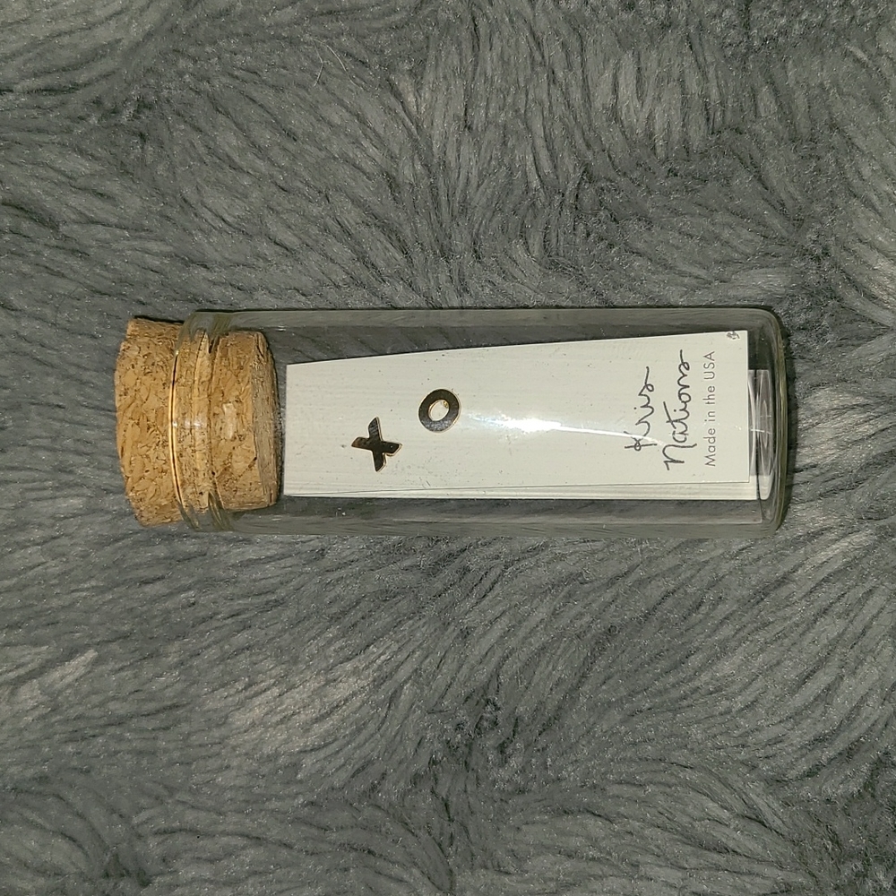 Kris Nations 14k gold X O earrings